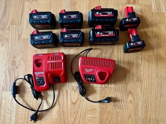 Nové baterie a nabíječky Milwaukee