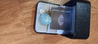 Stříbrný prsten Crysral Evolution