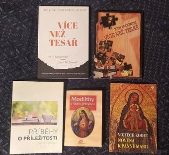 PRODÁM SET 5 KŘESŤANSKÝCH, SPIRIT KNÍŽEK, PRAHA 17 I ZAŠLU