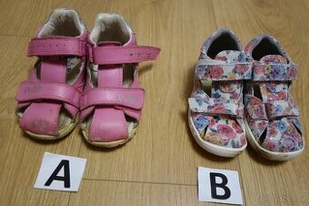 Dětské sandále, kožené, vel. 24,25