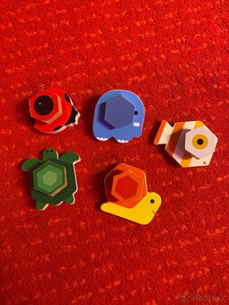 Hracky Drevena sroubovaci zviratka