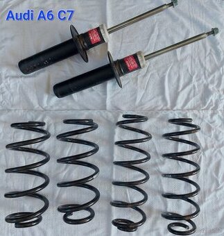 Audi A6 C7 pérování -- tlumiče a pružiny