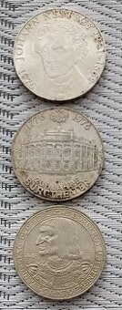 Rakouské šilinky, bankovky, mince i stříbrné pamětní