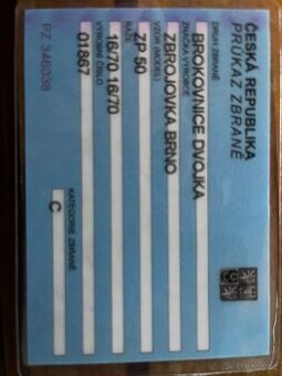 Prodej brokovnice - dvojka, jednuška.