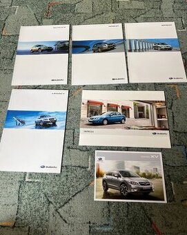 Prospekty brožury katalogy Subaru