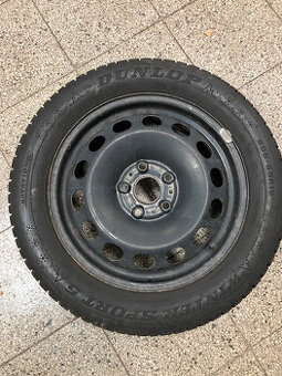 Plech. disk 16" 112x5 + zimní pneu Dunlop 205/55 R16