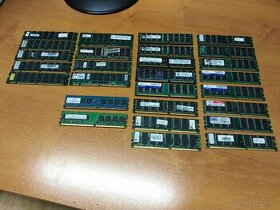 Různé druhy RAM pamětí SDRAM, DDR i DDR2 do počítače - 1