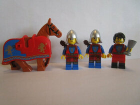 Lego figurky castle rytíři, kůň, čabraka Lví král - 1