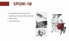 Nožový mlýn na plast SPGM 1840D - 1