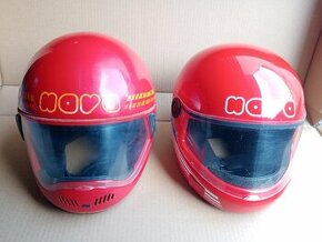 2x auto-moto helma, přilba Nava, Itálie, 80.léta, retro