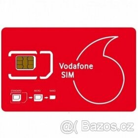 SIM karta Vodafone - kredit 2050 Kč