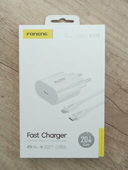 Nabíječka na iPhone (neoriginální - Foneng Fast Charger 20W)