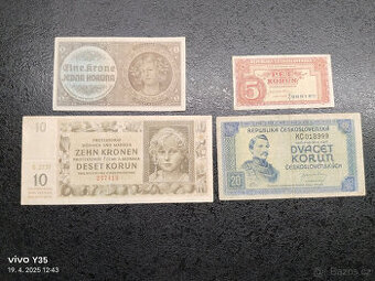 Bankovky Protektorát 1940-42, Londýnská emise 1945