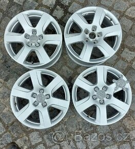17" 8JX17 ET39 ORIGINÁLNÍ SADA ALU DISKŮ AUDI