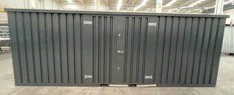 Skladový kontejner nezateplený v RAL 9005 nový 6x2,2 m