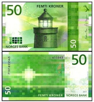Norsko - 50 Korun bankovka, 2017, UNC
