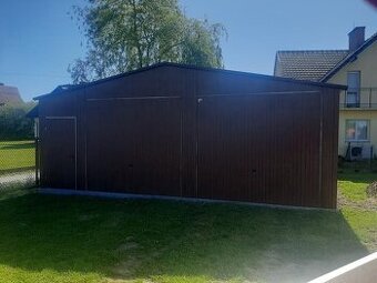 Plechová garáž 8x5m - 1