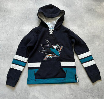 dětská hokejová mikina CCM San Jose Sharks 8-9 let