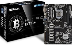Prodám základní desku ASRock H110 Pro BTC+ - 1