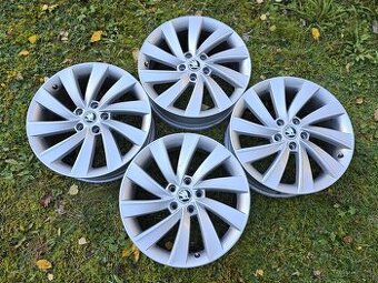 Sada originálních alu disků Škoda Turbine - 7,5Jx18" - 5x11