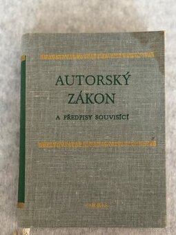 Kniha AUTORSKÝ ZÁKON a předpisy souvisící