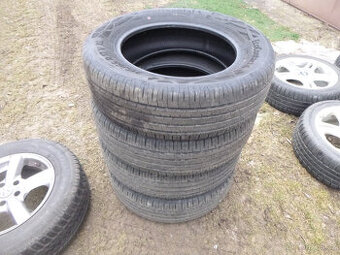 4x zánovní letní pneu continental 215/65 r17