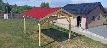 Pergola, stání na auto