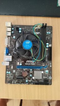 MSI H81M-P33 + Intel Celeron G1840 – bez I/O shieldu