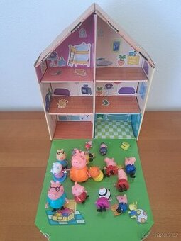 Domeček prasátko Peppa + figurky