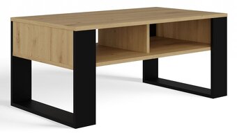 Konferenční stolek Lawa MODERN 2P dub artisan/černý