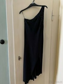 Dámské společenské šaty (černé, S)