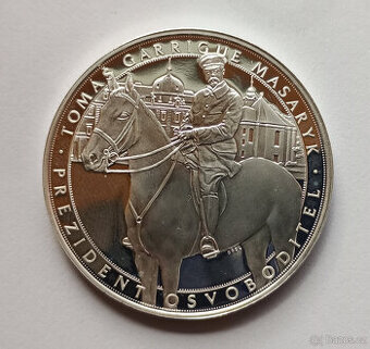 Pamětní medaile – T. G. Masaryk • Stříbro 999/1000