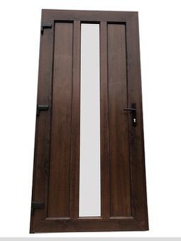 Vchodové dveře ořech - 100 x 210