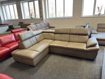Sedací souprava rohová - kožená