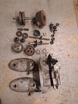 Kartery a dily ČZ 502 skútr