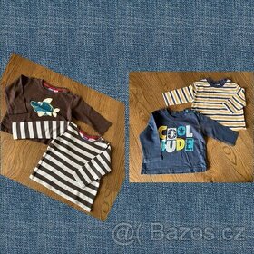 Sada triček (4ks) pro kluky - vel. 74