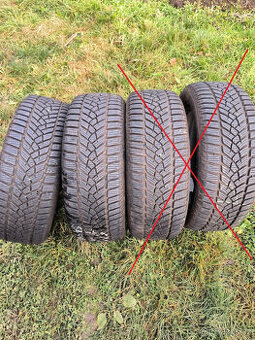 2 zimní pneumatiky 205/55/16 FULDA vz. 90%