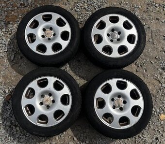Alu kola audi 5x112 r16 205/55/16 zimní pneu