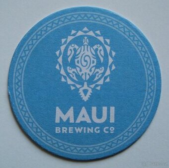 Pivní podtácek - Havaj, modrý