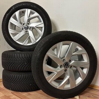 VW TIGUAN II 5x112 ET43+CELOROČNÍ 235/55R18 7/4,5mm