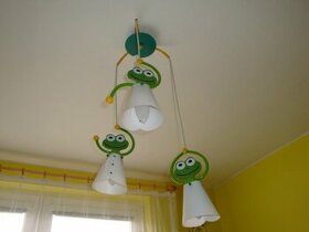 dětské stropní svítidlo + 2x lampička - motiv žába