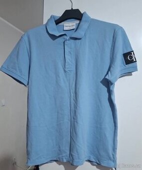 Modré pánské triko Calvin Klein v. M nové