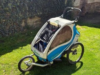 Qeridoo Kingoo1 Sport dětský vozík za kolo + veškeré doplňky
