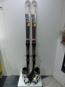 Skialpinistický set lyže 165,vázání,pásy,boty 39-46mm