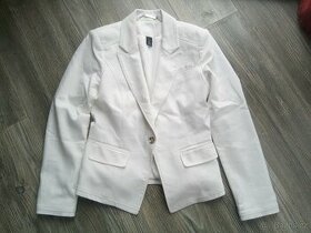 Bílé sako dámské