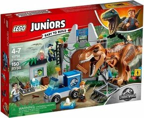 Nerozbalené LEGO Juniors 10758 Jurský svět - Útěk T. rexe