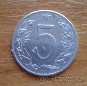 Mince 5 Haléř 1955 R vzácná raritní mince 