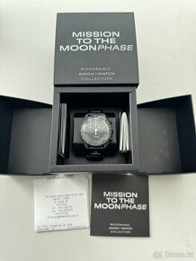 Omega & Swatch Moonphase SNOOPY Black - 1