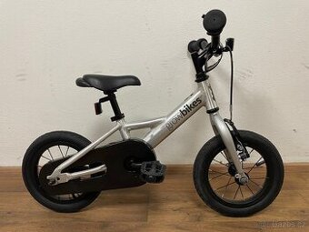 Dětské kolo Growbikes 12” stříbrné NOVÉ