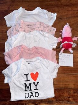 Bodycka 5x Fox & Bunny nove bez visacky vel 92
